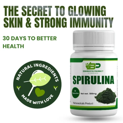 Spirulina Capsules – 500mg 30 Capsules