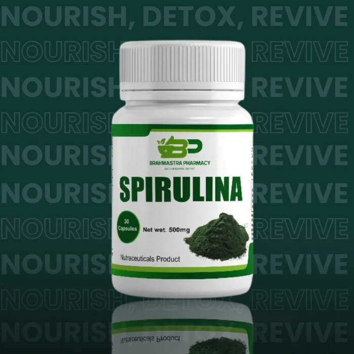 Spirulina Capsules – 500mg 30 Capsules - Image 3